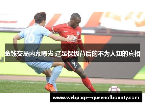 金钱交易内幕曝光 辽足保级背后的不为人知的真相